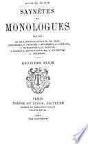 Saynètes et monologues