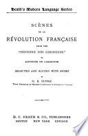 Scènes de révolution française from the Histoire des Girondins