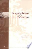 Scepticisme et modernité