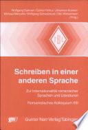 Schreiben in einer anderen Sprache