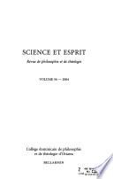 Science Et Esprit