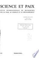 Science et paix