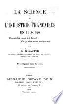 Science & l'industrie française en 1919-1920