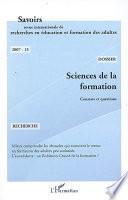 Sciences de la formation