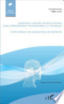 Sciences et savoirs technologiques dans l'enseignement professionnel et technique