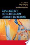 Sciences sociales et théories critiques dans la formation..