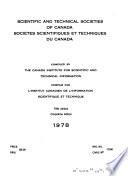 Scientific and Technical Societies of Canada