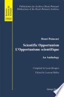 Scientific Opportunism L’Opportunisme scientifique