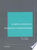 Scripta anatolica