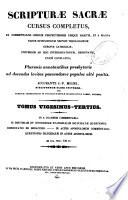 Scripturæ Sacræ cursus completus