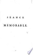 Séance mémorable