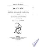 Séance publique annuelle du samedi 21 juin 1879 présidée par M. Vacherot