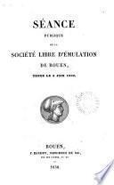 seance publique de la societe libre d'emulation de rouen