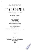 Séances et travaux de l'Académie des sciences morales et politiques, compte rendu