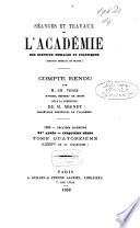 Séances et travaux de l'Académie des Sciences Morales et Politiques
