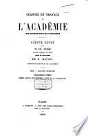 Séances et travaux de l'Académie des Sciences Morales et Politiques