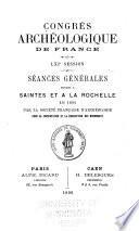 Séances générales tenues à ... en ... par la Société française pour la conservation des monuments historiques