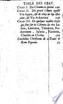 Seconde partie du premier Livre des Curiositez de l'une et l'autre Rome...