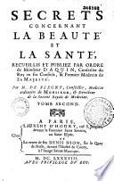 Secrets concernant la beauté et la santé