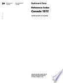 Sediment Data Reference Index, Canada