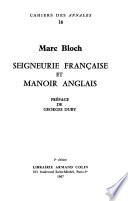 Seigneurie française et manoir anglais