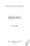 Seizième siècle