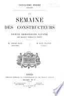 Semaine des constructeurs