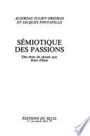 Sémiotique des passions