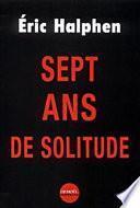 Sept ans de solitude
