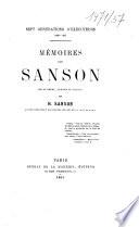 Sept générations d'exécuteurs 1688-1847
