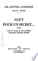 Sept pour un secret ...