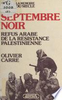 Septembre noir : Refus arabe de la résistance palestinienne