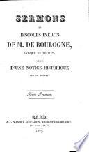 Sermons et discours inédits