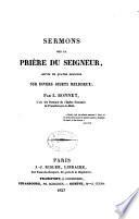 Sermons sur la prière du Seigneur