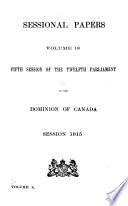 Sessional Papers
