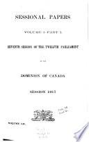 Sessional Papers
