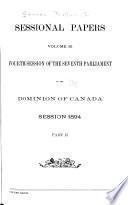 Sessional Papers