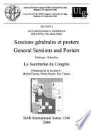 Sessions générales et posters
