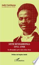 Seth Sendashonga 1951-1998