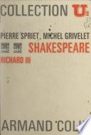 Shakespeare, Richard III