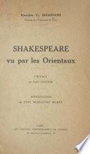 Shakespeare vu par les Orientaux