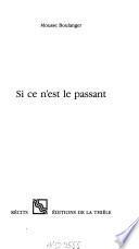 Si ce n'est le passant
