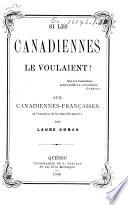 Si les Canadiennes le voulaient!