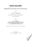 Siderum mebulosorum observationes Havnienses institutae in specula universitatis per tubum sedecimpedalem Merzianum ab anno 1861 ad annum 1867, auctore H. L. d' Arrest