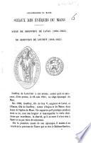 Sigillographie du Maine. Sceaux des Évêques du Mans. Sceau du Geoffroy de Laval (1231-1233) ou de Geoffroy de Loudun (1234-1255).