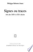 Signes ou traces