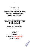 Simone de Beauvoir Studies