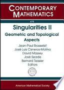 Singularities: Geometric and topological aspects