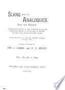 Slang and Its Analogues Past and Present