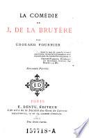 “La” comédie de J. de la Bruyère